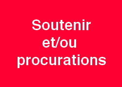 LEGISLATIVES : Soutien et procuration